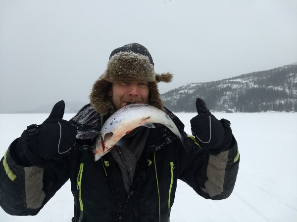 Referat fra isfiske i Verrabotn